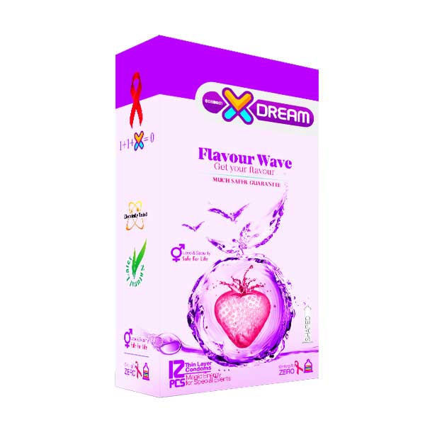 کاندوم میوه ای ایکس دریم Xdream Flavour Wave